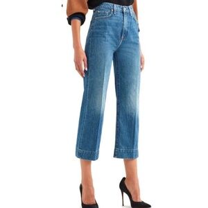 7 for All Mankind "Baby Jo" Havana Rigid Cropped Jeans